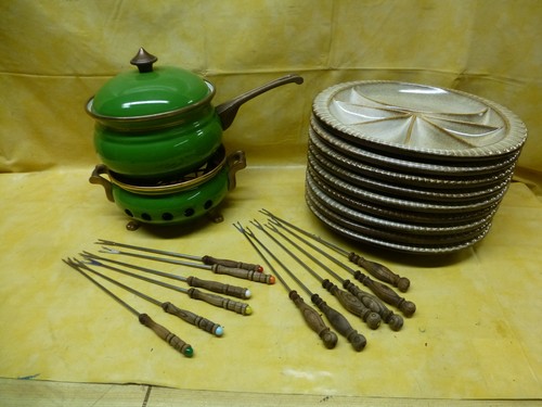 Fondue set teller - fondue,