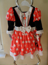 Minnie Maus Kleid Kostüm Kinder 3-4 Jahre