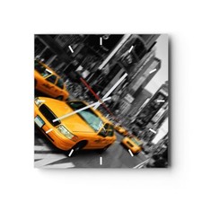 Modern Wanduhr 30x30cm Quadrat