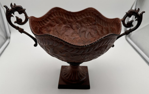 Vintage metallschale - vintage,
