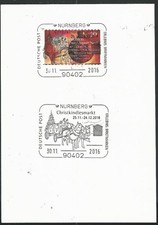 3270 , Weihnachtskugel , Sst. NÜRNBERG anl. Christkindlesmarkt 2016 ,v. Ersttag