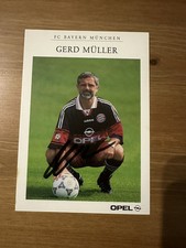 AUTOGRAMM GERD MÜLLER FUSSBALL LEGENDE DFB BAYERN MÜNCHEN *VERSTORBEN*