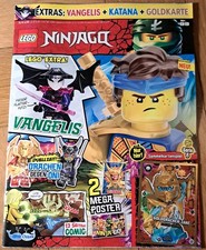 LEGO Ninjago Magazin Nr. 99 mit Sammelkarte Golddrachen Zane u. Poster 2023