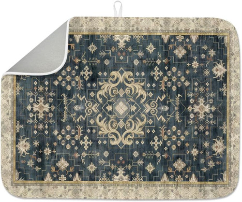 Boho blumen spültuch matte - blumen,