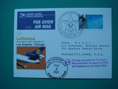 Lufthansa erstflug mit md11c - mit,