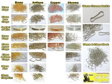 Verschlüsse Teile Stifte Ringe Clips Kleiderbügel für Kristalle Kronleuchter Links Perlen Tropfen