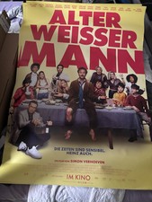 Alter weisser Mann Filmplakat groß A0 118 x 84 cm