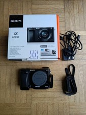Sony Alpha A6000 24,3MP Spiegellose Systemkamera, Schwarz