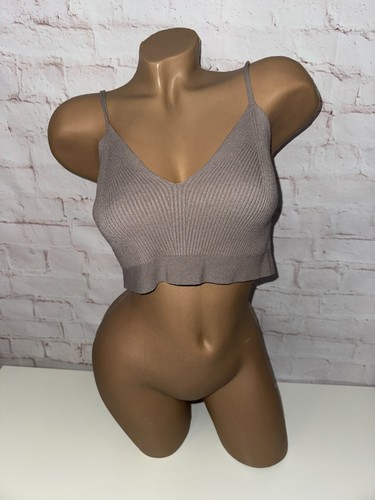 Sporttop stricktop crop - h&m,