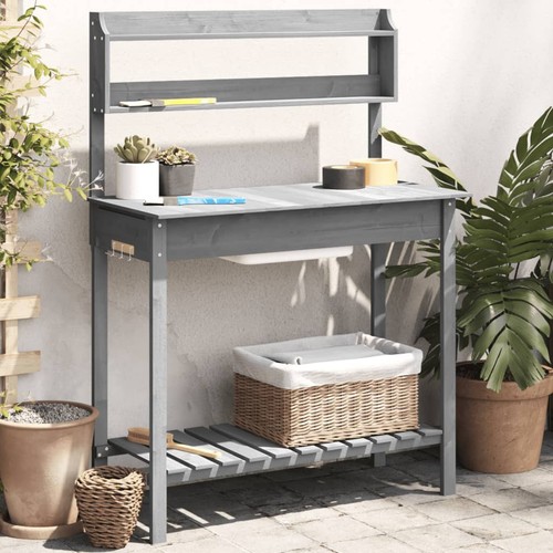 Pflanztisch mit waschbecken - pflanztisch,