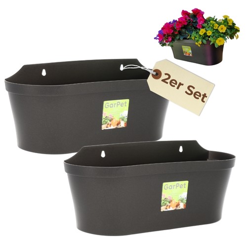 Wand blumentopf set - 2x,
