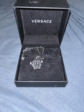 Versace Halskette All Black Ungetragen In Originaler Verpackung