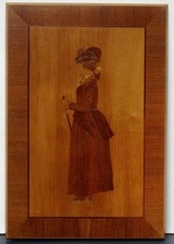 Handgefertigte Intarsienarbeit