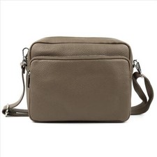 ITALY mittelgroße echt Leder Umhängetasche Schultertasche Crossbody Bag UT-4024
