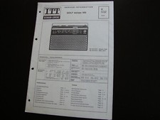 Original Service Manual Schaltplan  ITT Schaub Lorenz Golf Europa 105