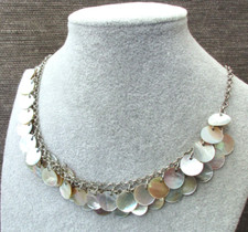 Modeschmuckkette mit echt - ,