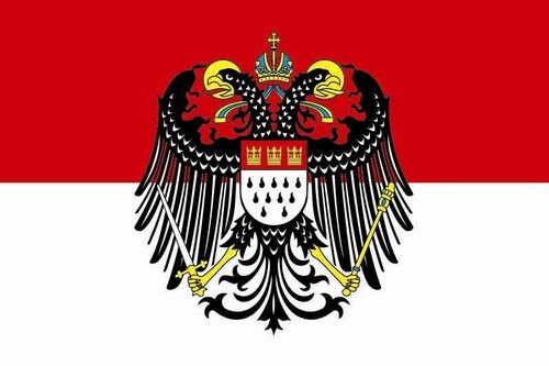 Fahne flagge köln mit - fahne,