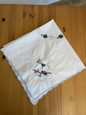 Vintage weihnachts tischdecke - vintage, weihnachts-tischdecke