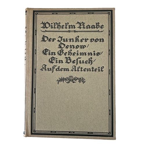 Wilhelm raabe der junker - der, von