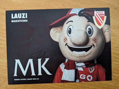 Maskottchenkarte lauzi - lauzi, fc