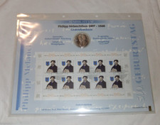 Numisblatt 1/97 Philipp Melanchthon 10 DM Gedenkmünze Briefmarken gestempelt