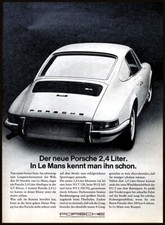 Porsche 911T, 911E, 911S  originale Werbung 1971
