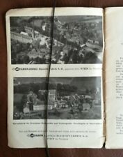 Faber Castell Werbung Katalog Spitzer Bleistift Rechenschieber Radiergummi Lupe 