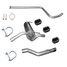 Komplett Auspuff+Anbausatz