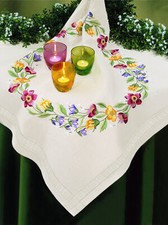 Stickpackung Blumen Kranz