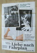 Filmplakat : Liebe nach Fahrplan ( Vaclav Neckar , Vladimir Valenta ) 