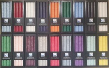 4x Stearin-Stabkerzen Kerzenfarm Hahn verschiedene Farben Auswahl