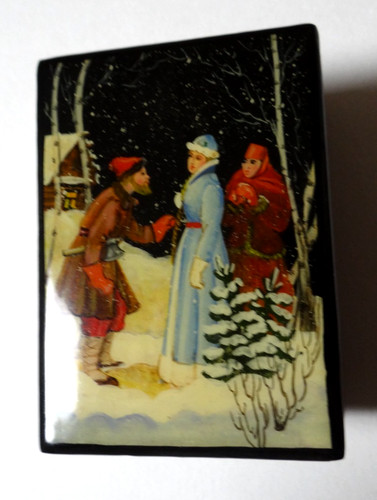 Original russische lackdose - original,