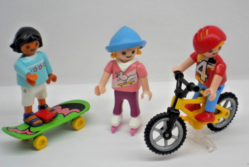 Kinder mit fahrrad - fahrrad, inline