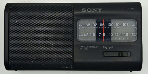 Vintage sony icf - sony, fm/am