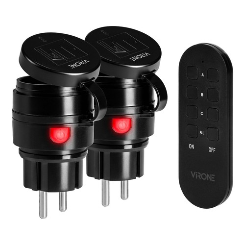Mini funksteckdosen set außen - funksteckdosen-set,