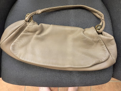 Leder handtasche damen beige - handtasche,