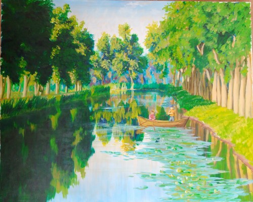 Impression middelkanal - impression, in