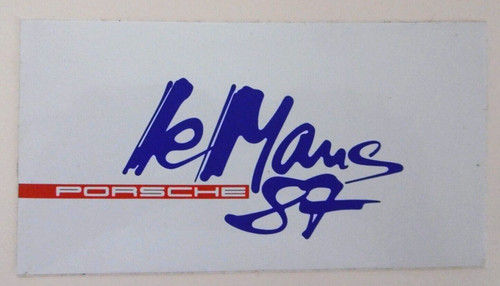 Werbe aufkleber porsche 24h - werbe-aufkleber,