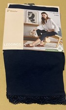 Damen Leggings Dunkelblau Gr