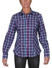 iQ-Company Damen Hemd Dive Club Shirt MS Turkia, Blau/Rosa, XS