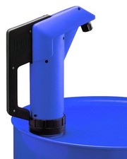 Fasspumpe manuell Hebel-Handpumpe PP blau f. Fässer Metall 60-200L 2"BSP-Gewinde