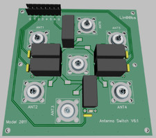 Bausatz Kurzwellen Antenne Schalter 6:1 Umschalter Switch Antennenumschalter