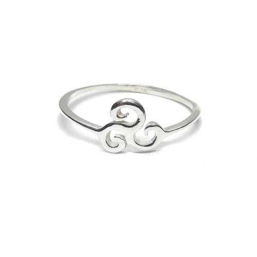 Sterling silver ring triskele - sterling,