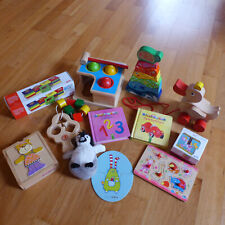 Set Kinderspielzeug / Baby Holzspielzeug / 12 verschiedene Spielzeuge