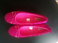 Ballerinas in Samt pink Gr. 41