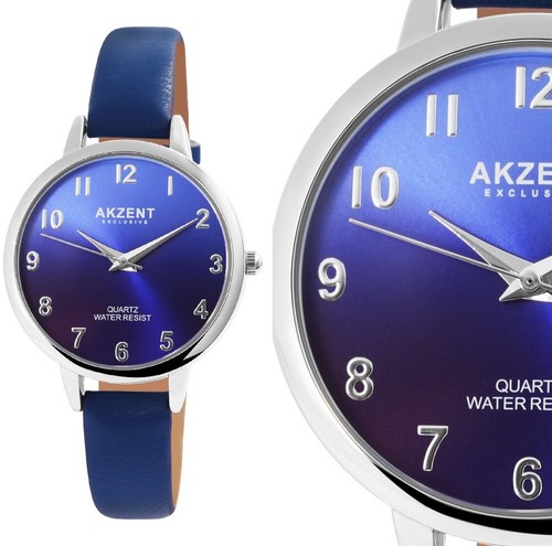 Damen frauen uhr edel blau - damen,
