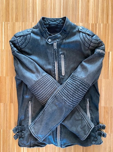 Tigha lederjacke schwarz - lederjacke,,