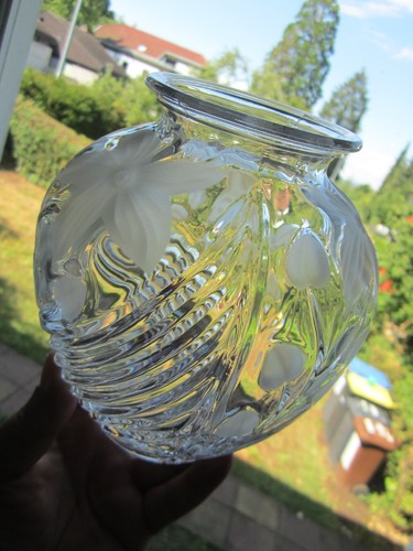 Kuglige bauchige glasvase glas - kuglige,