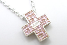 JOOP! Anhänger Halskette 925 Sterling SILBER silver pendant Kreuz argent cross