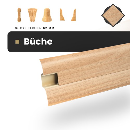 10m sockelleisten 62mm - 10m,